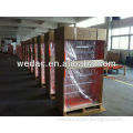Cosmetic display cabinet with pushers for cosmetic shop